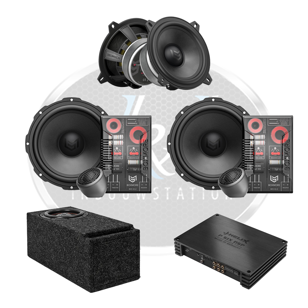 Audio upgrade Mercedes Vito - dubbele cabine - pakket 5